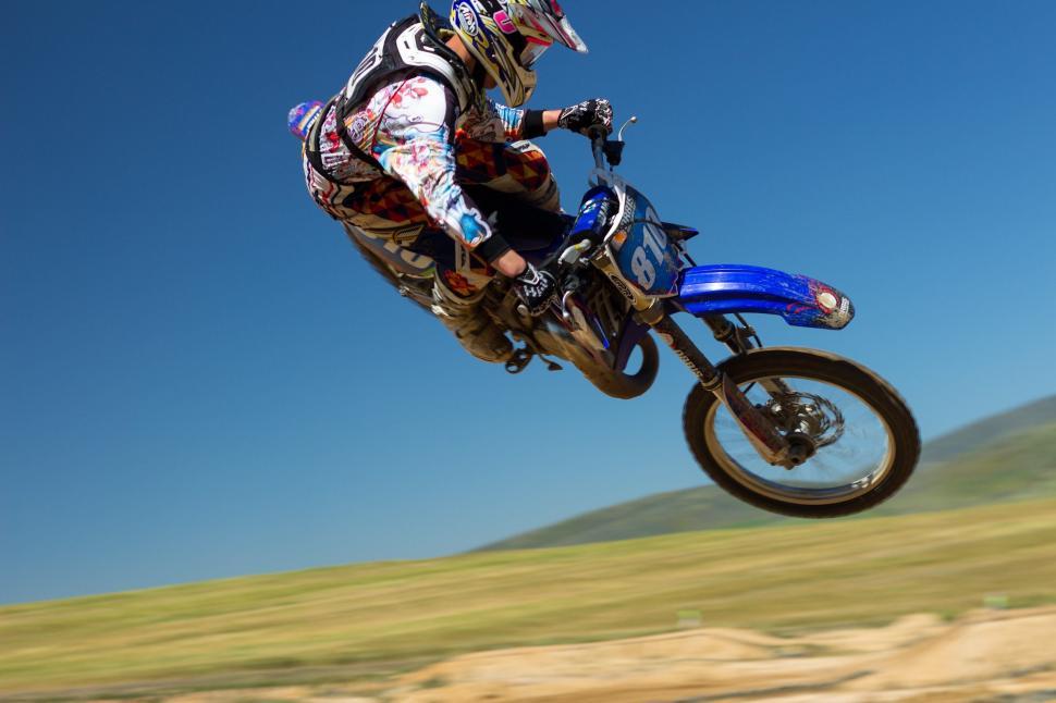 Free Image of Extreme Dirt Bike Jump 