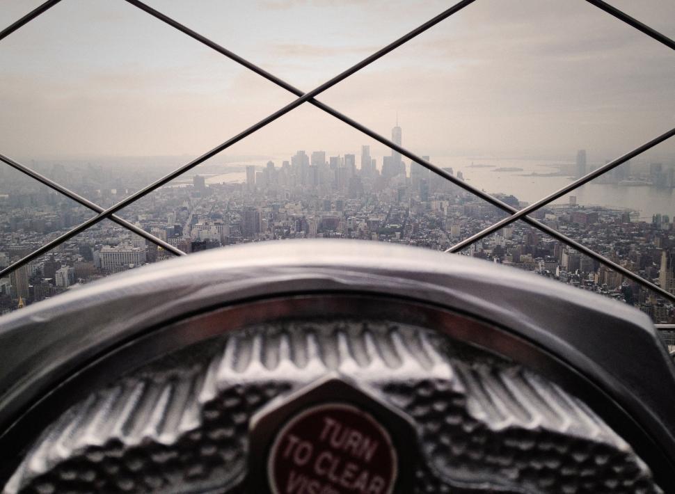Free Image of The Aerial View of New York City From Empire State Building 