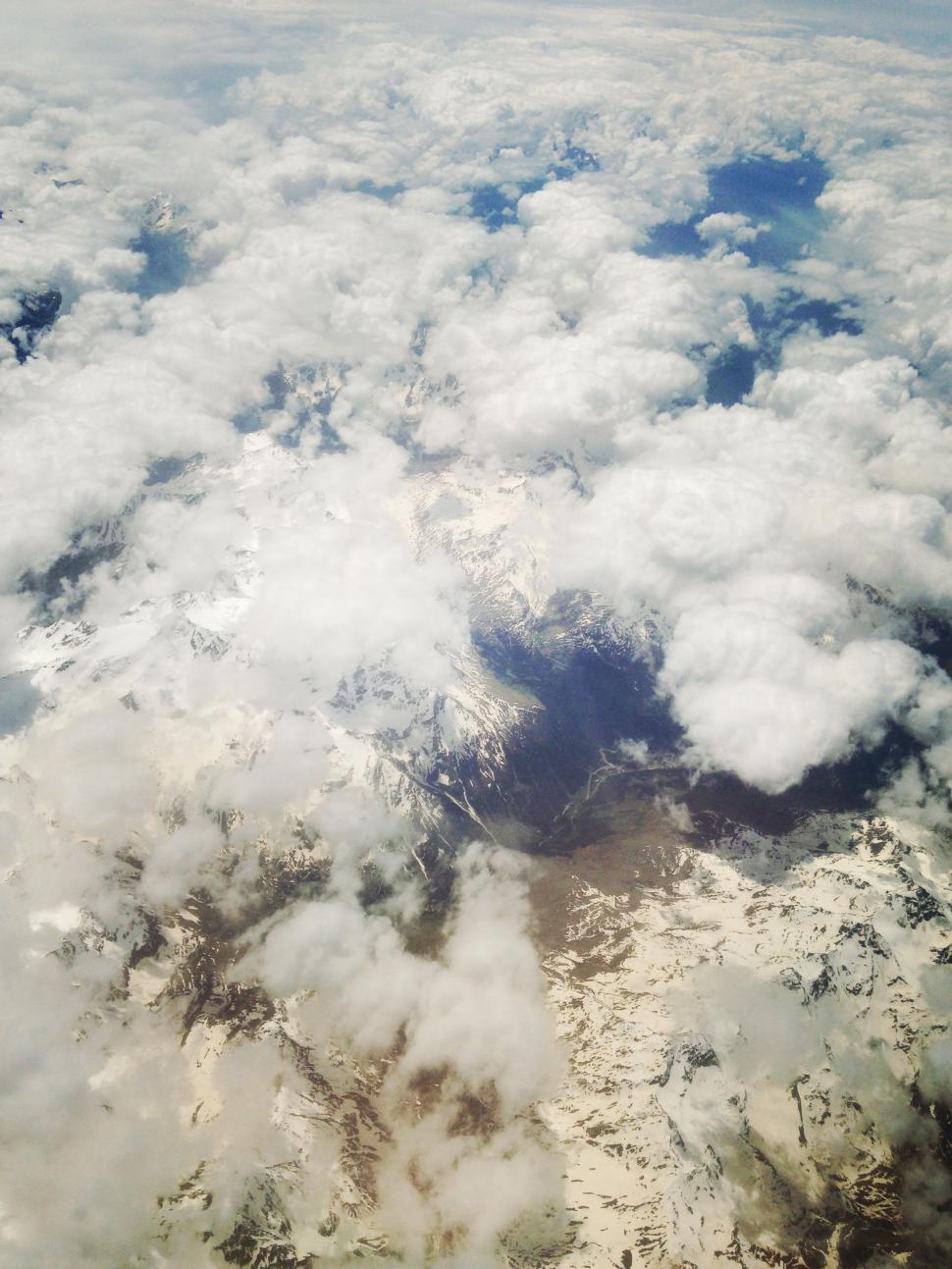 Free Image of A View of the Clouds From an Airplane 