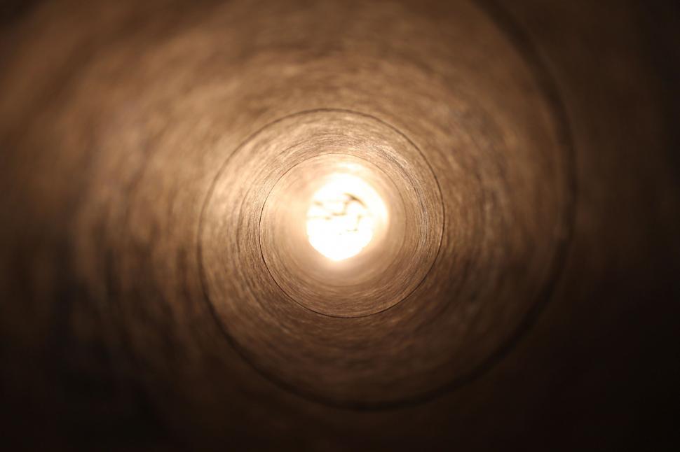 Free Image of Close Up of a Light in a Dark Room 
