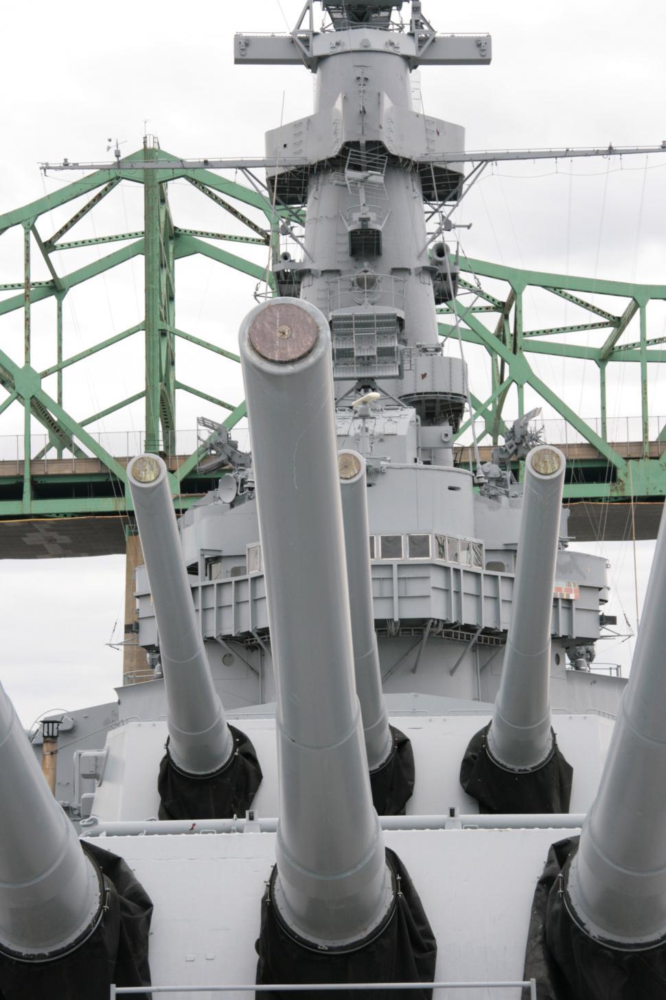 Free Image of Battleship Massachusetts 