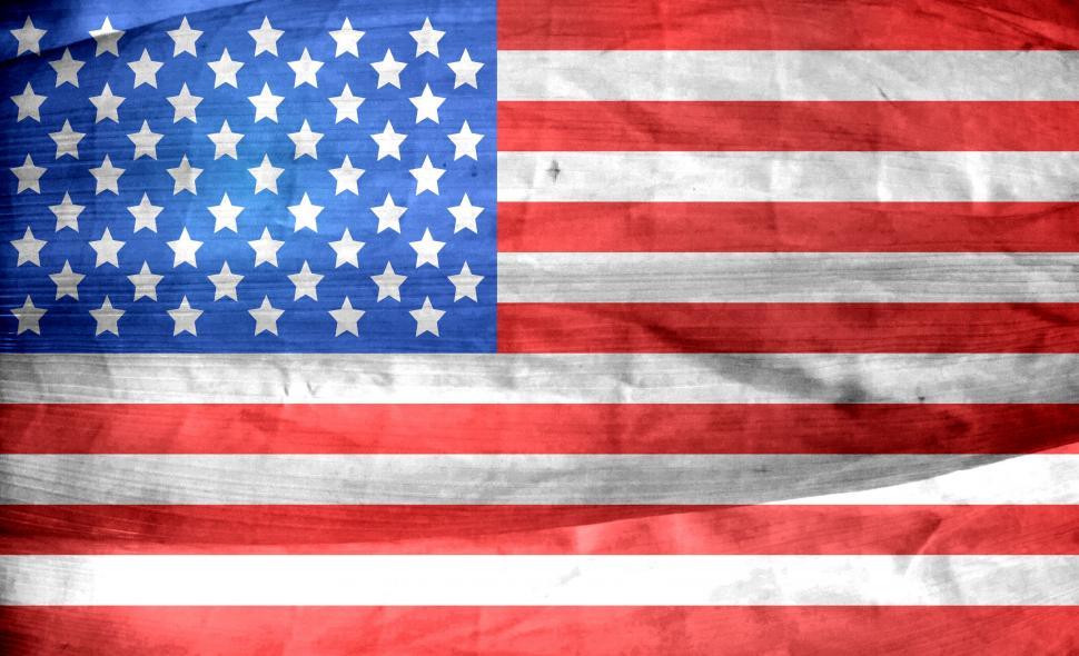 Free Image of American Flag Displayed on Paper 