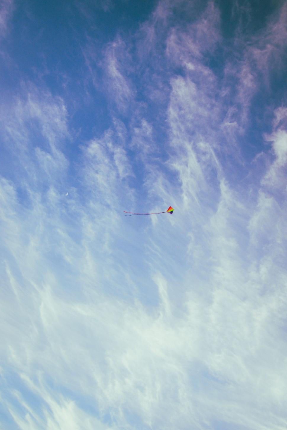 Free Image of parachute rescue equipment equipment sky atmosphere clouds air weather high cloud day fluffy cloudscape climate 