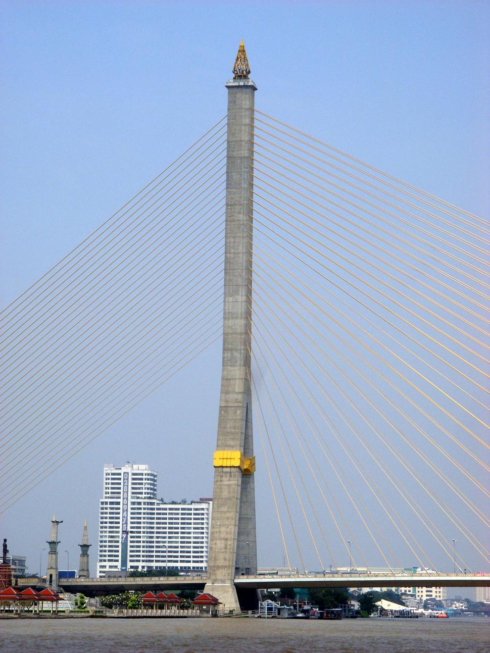 Free Image of Rama VIII Bridge Tower  