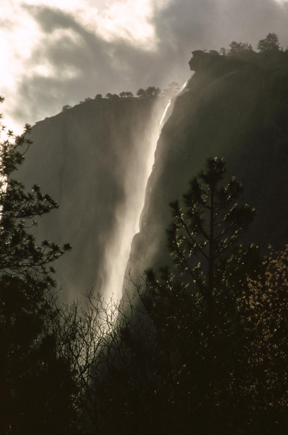 Free Image of Horsetail Fall, Yosemite NP 