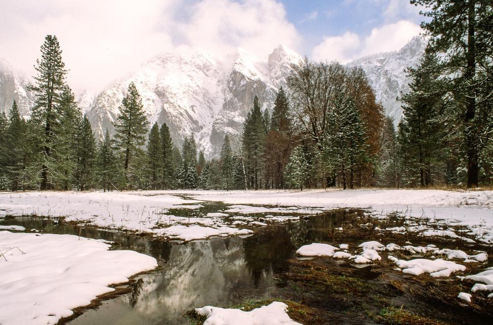 Free Image of Yosemite National Park, Winter 