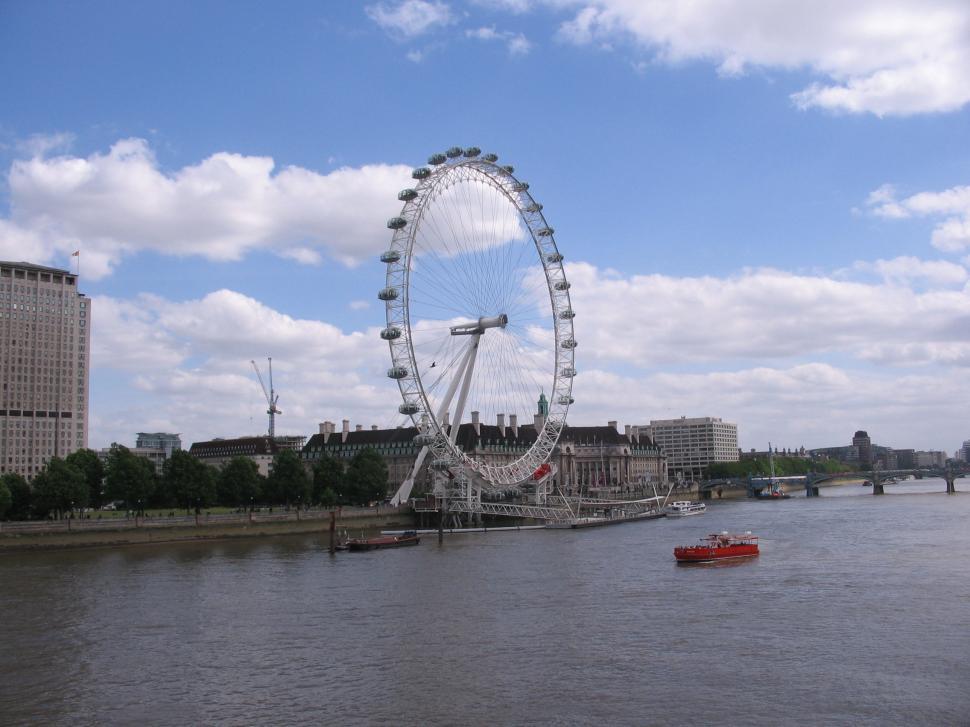 Free Image of Ferris Wheel in London 