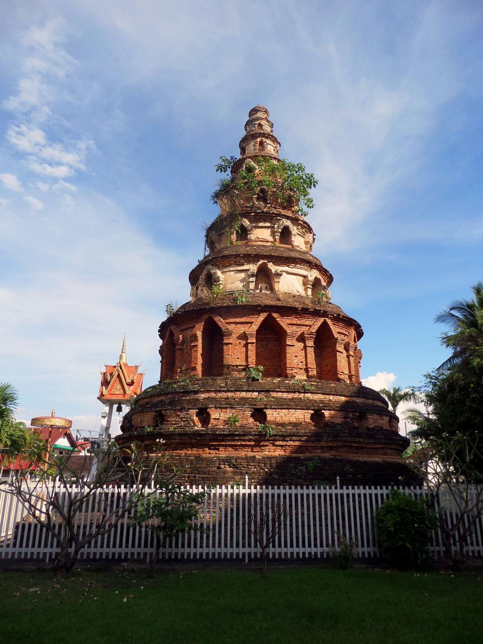 Free Image of Ancient Thai Buddhist Pagoda 