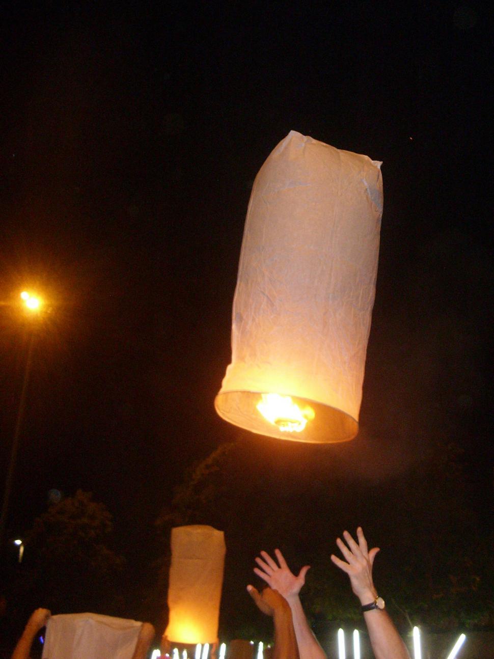Free Image of Sky lantern 