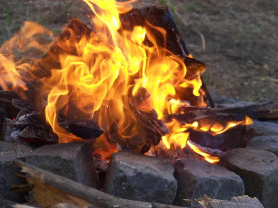 Free Image of Campfire  