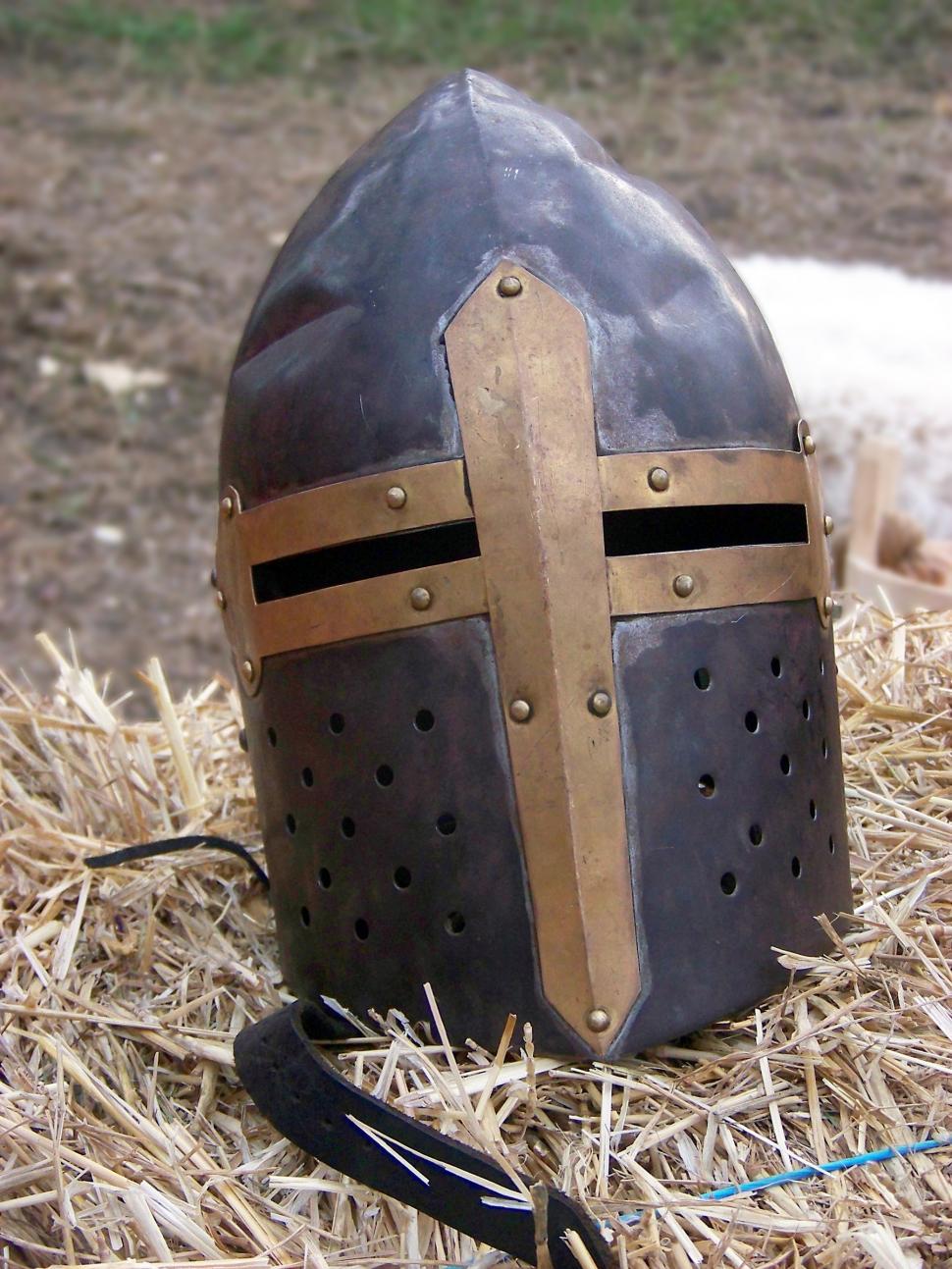 Free Image of Crusader helmet  