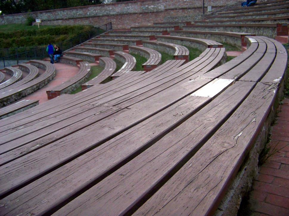Free Image of Wooden benches  