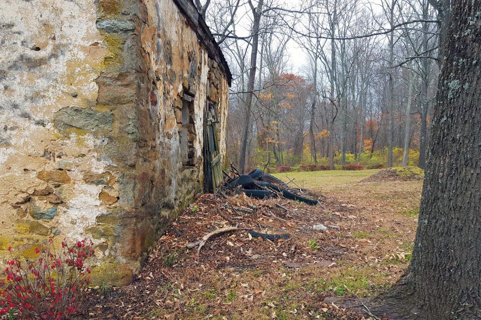 Free Image of Abandoned Ruin Of Old Stone House 