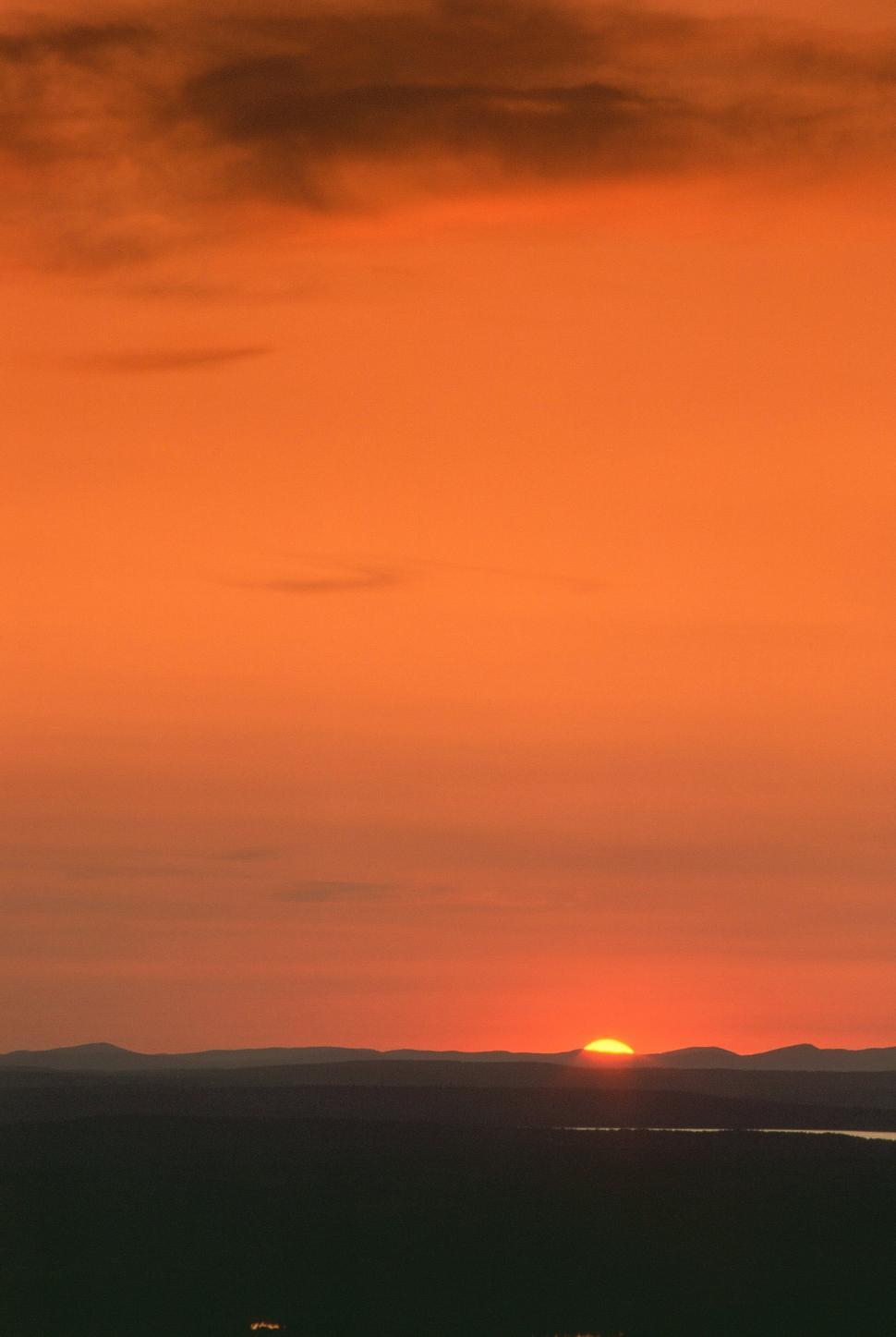 Free Image of Sunset at Mount Desert Island 