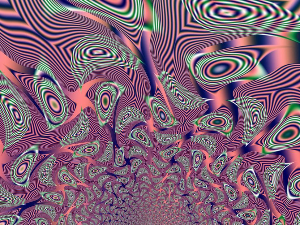 Free Image of Chaotic Peacock Fractal 