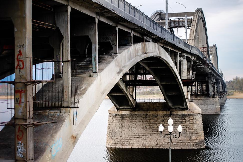 Free Image of Bridge Spanning Across Waterway 