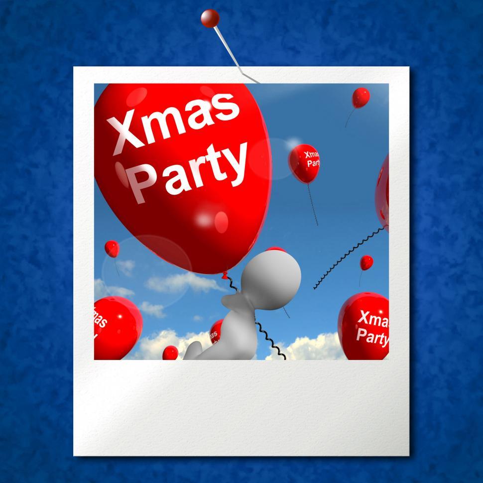 Free Image of Xmas Party Balloons Photo Show Christmas Celebration and  Festiv 
