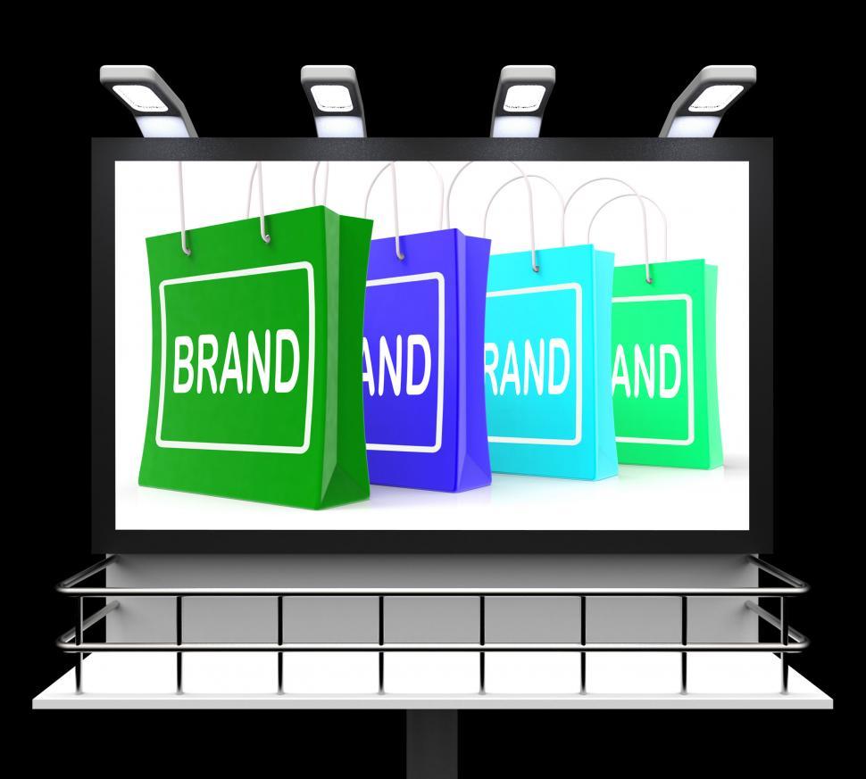 Free Image of Brand Shopping Sign Shows Branding Trademark Or Label 