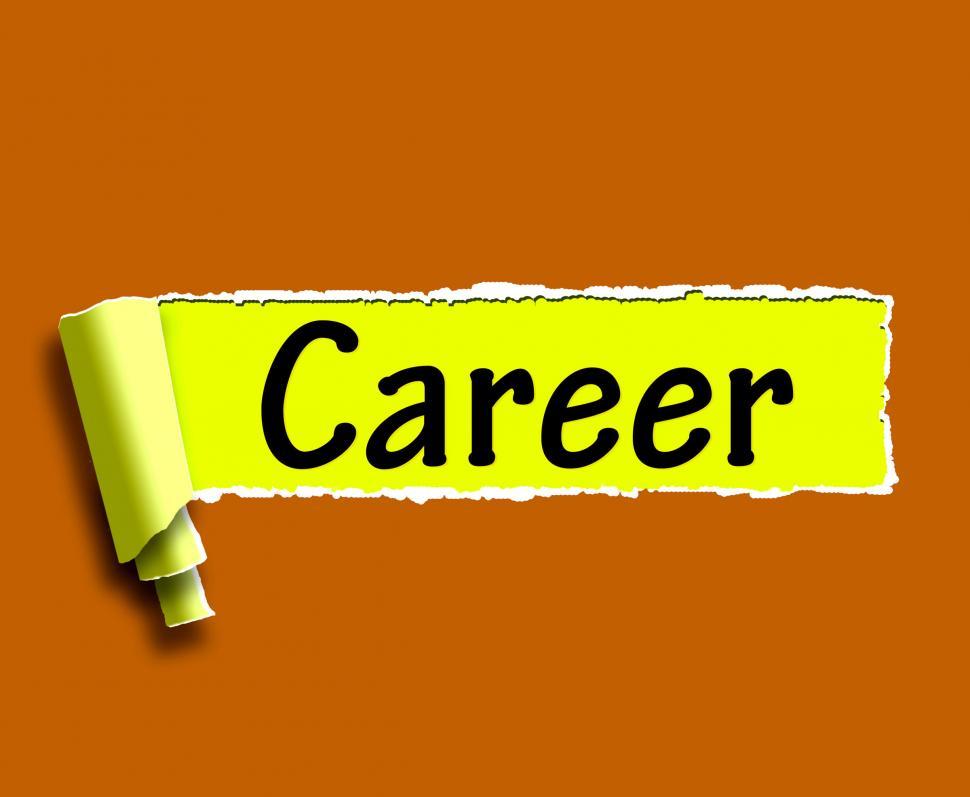 Free Image of Career Word Means Internet Job Or Employment Search 