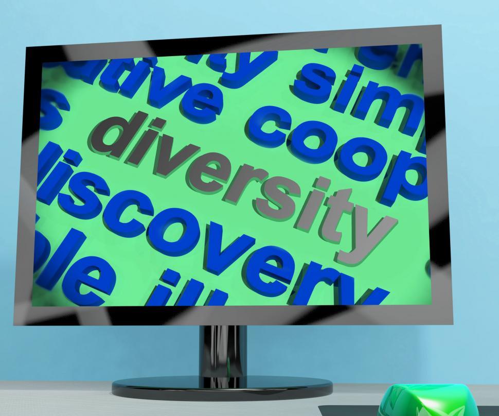 Free Image of Diversity Word Screen Means Cultural And Ethnic Differences 