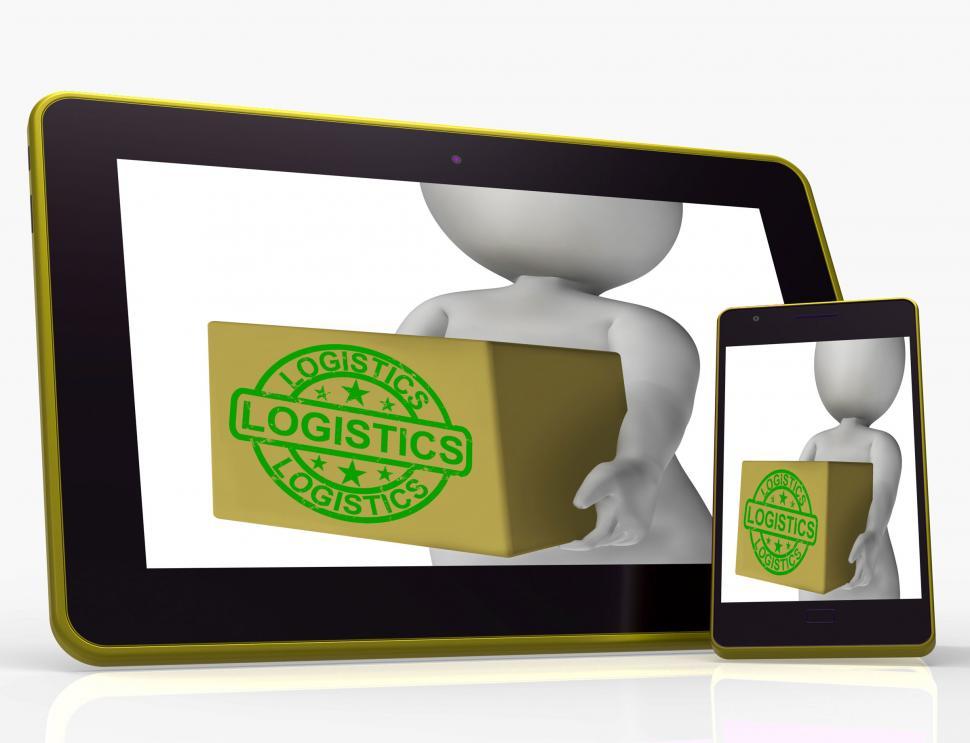 Free Image of Logistics Tablet Means Packing And Delivering Products 
