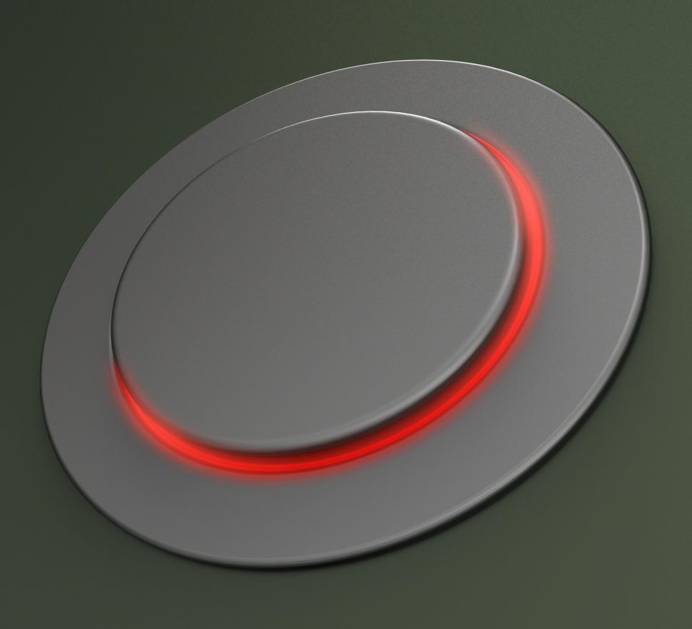 Free Image of Blank Push Button Or Switch Shows Copy space 