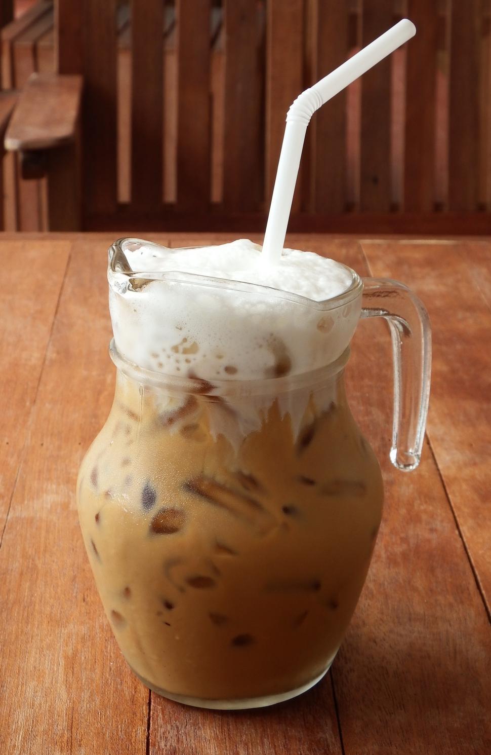 Free Image of Coffee in a Glass Jug  