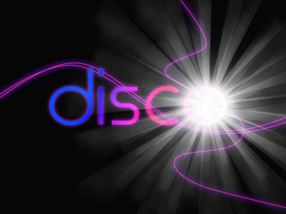Free Image of Groovy Disco Means Dancing Partying And Music 