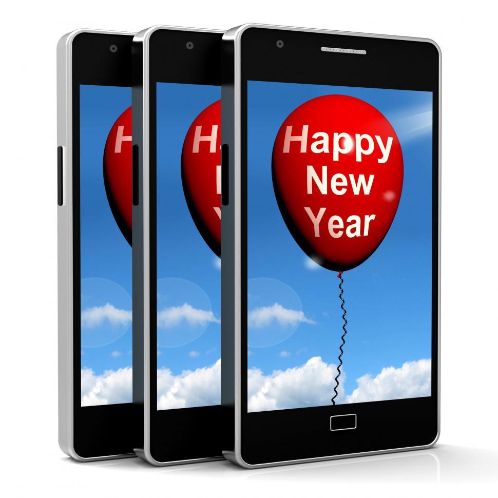 Free Image of Happy New Year Balloon Shows Parties and Celebration 