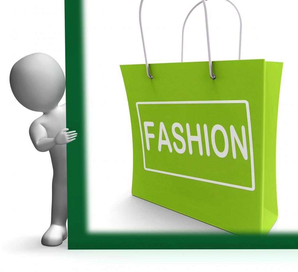 Free Image of Fashion Shopping Sign Shows Fashionable Trendy And Stylish 