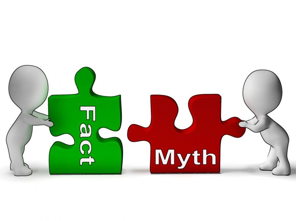Free Image of Fact Myth Puzzle Shows Fact Or Mythology 