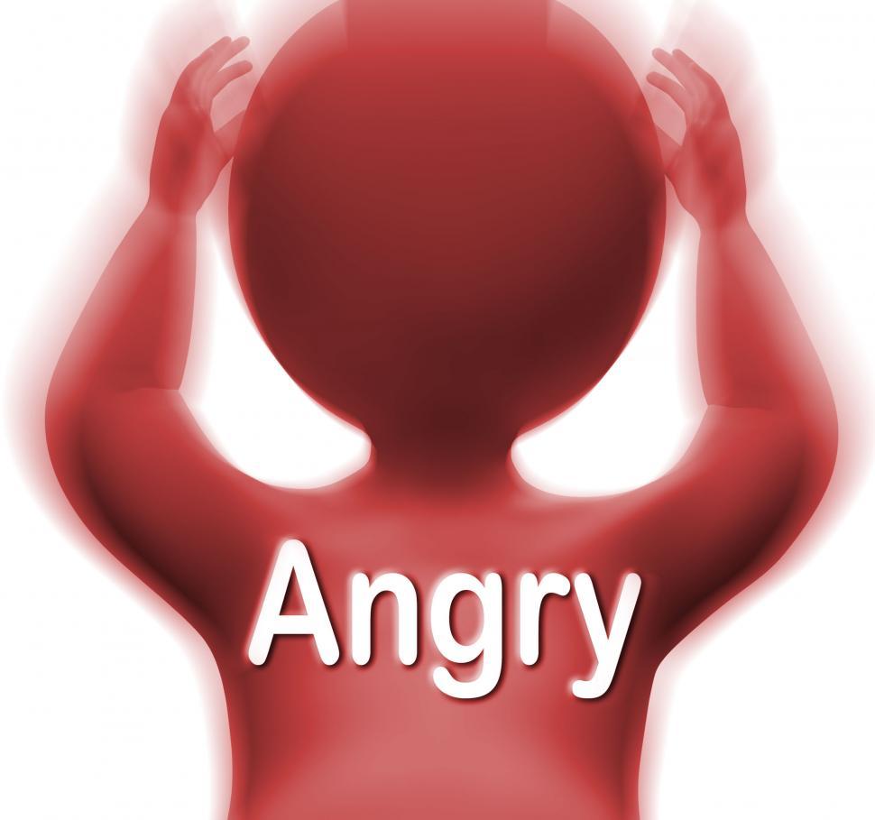 Free Image of Angry Man Means Mad Outraged Or Furious 