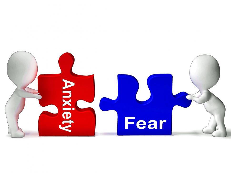 Free Image of Anxiety Fear Puzzle Means Anxious Or Afraid 