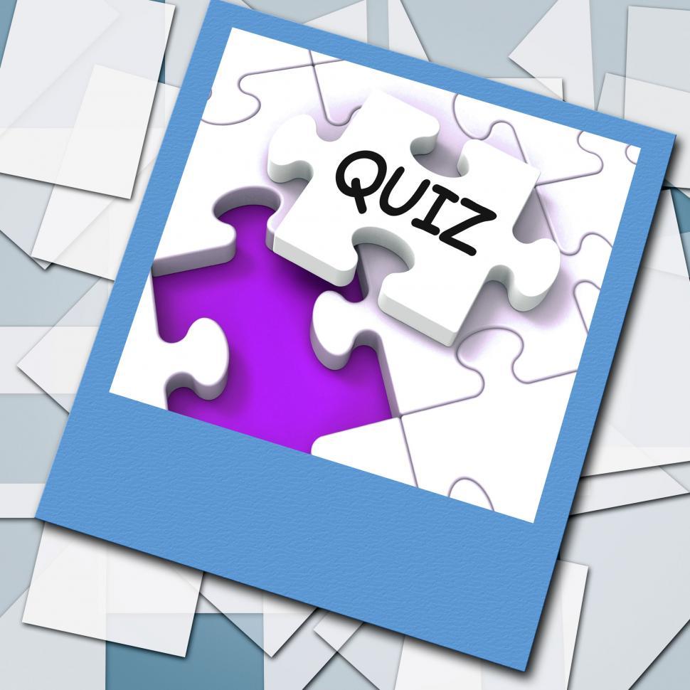 Free Image of Quiz Photo Means Online Exam Or Challenge Questions 