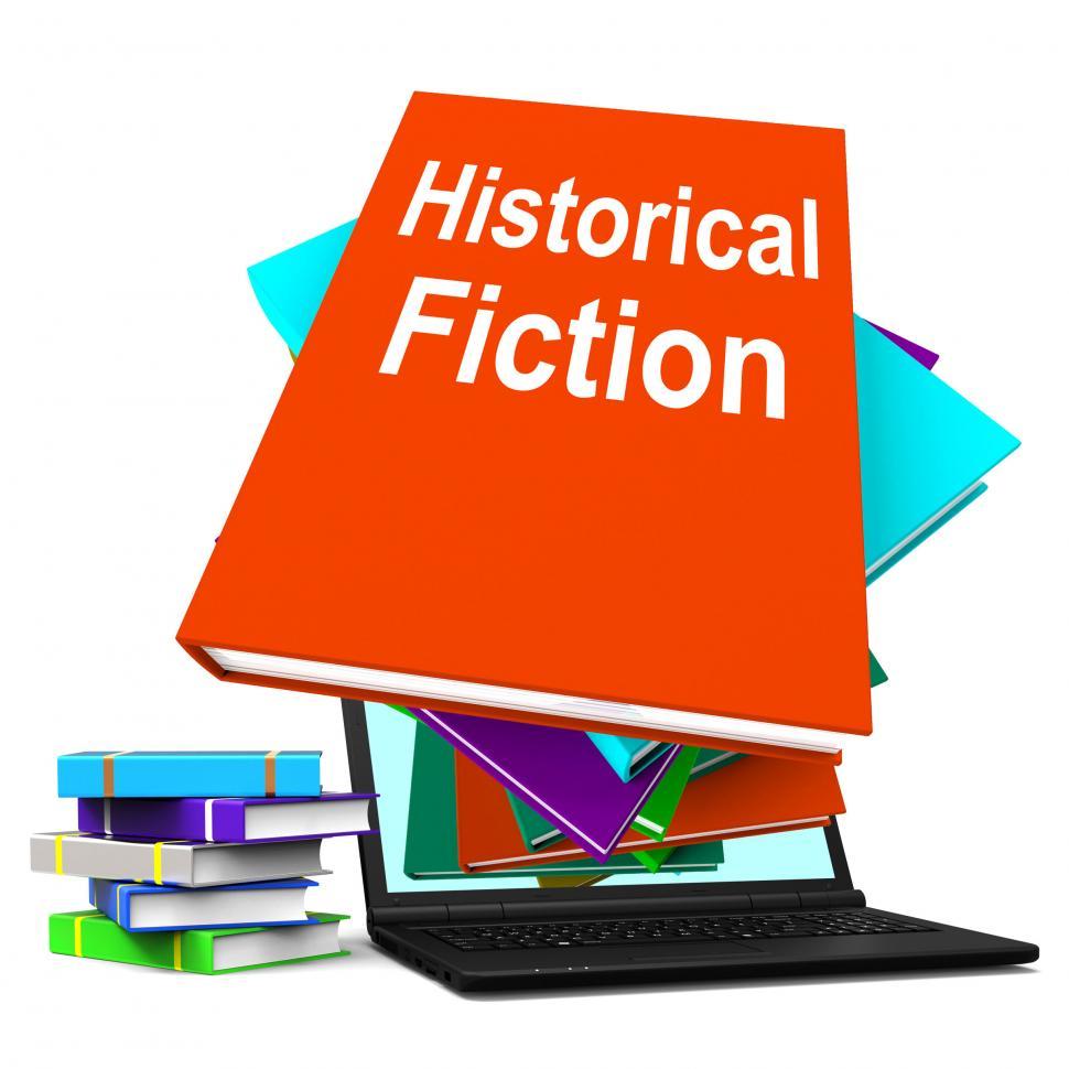Free Image of Historical Fiction Book Stack Laptop Means Books From History 