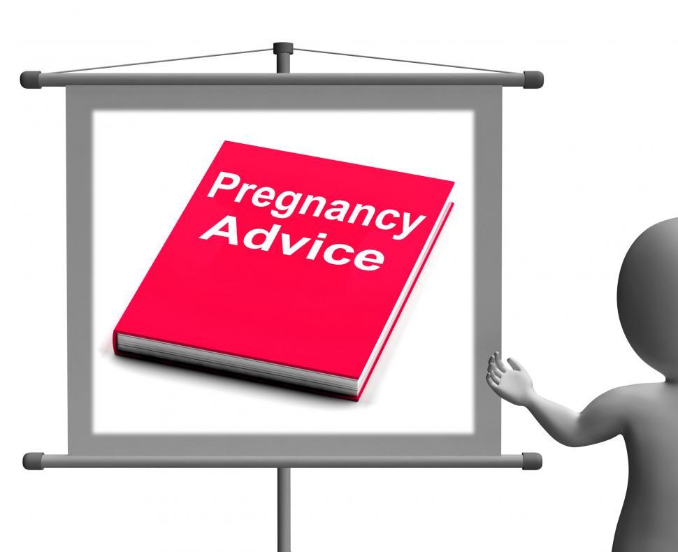 Free Image of Pregnancy Advice Sign Shows Information Babies 