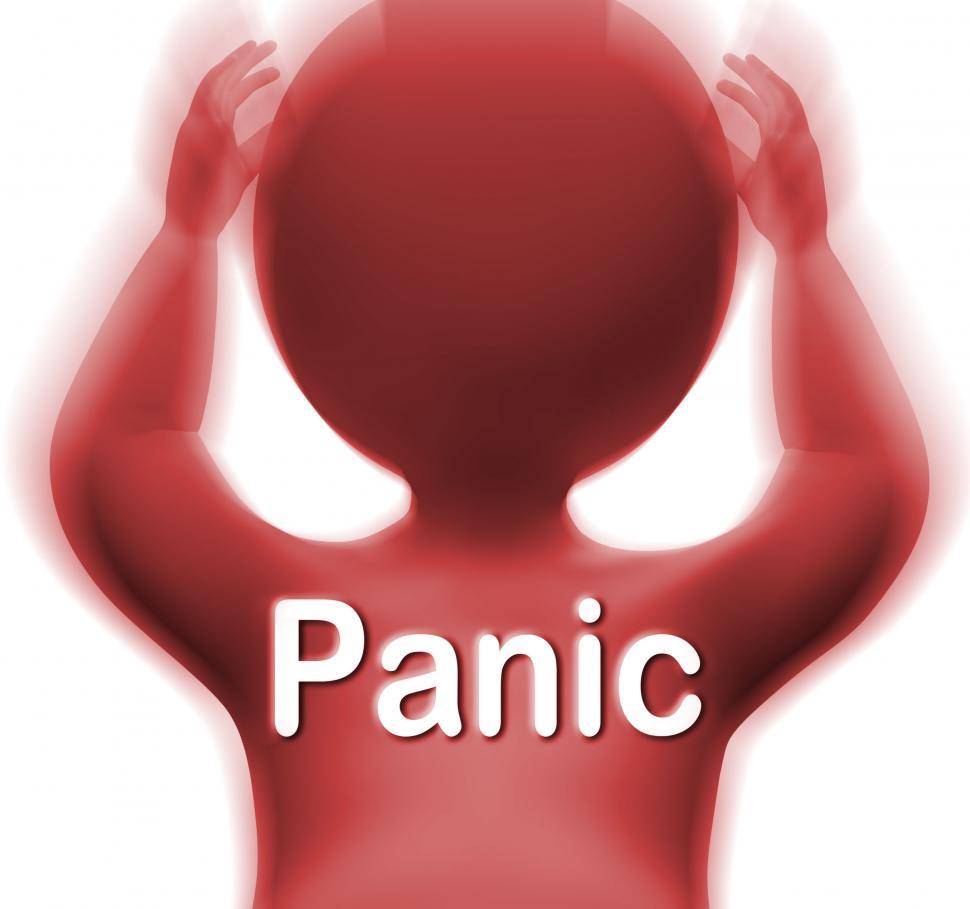 Free Image of Panic Man Means Fear Worry Or Distress 