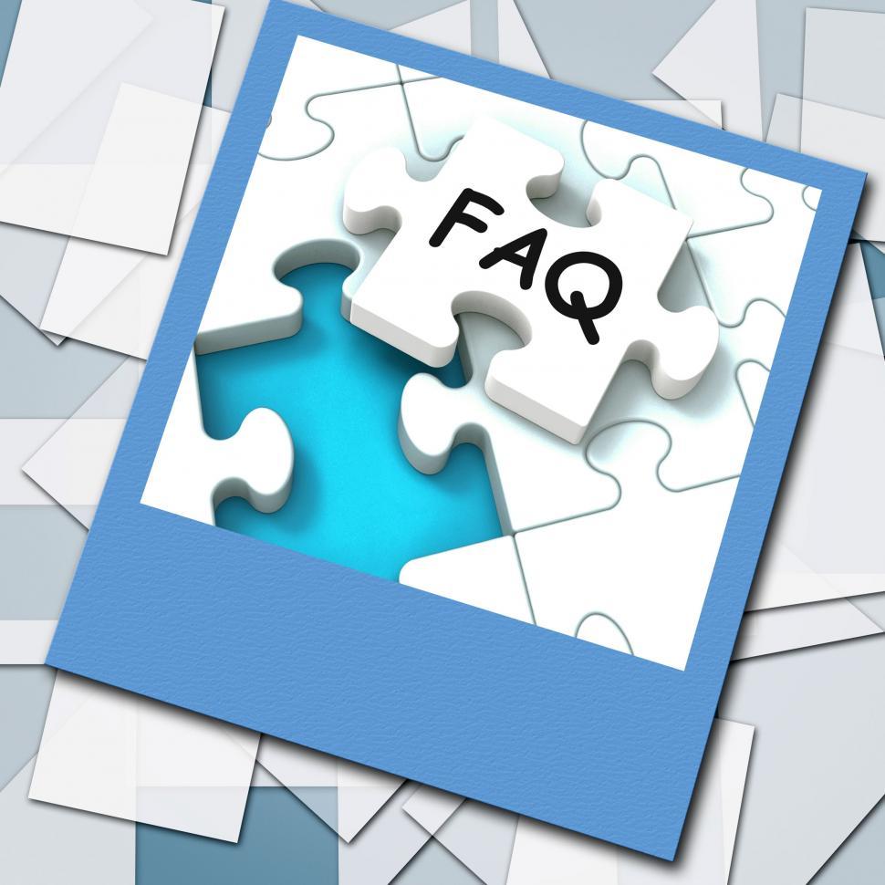 Free Image of FAQ Photo Means Website Questions And Solutions 