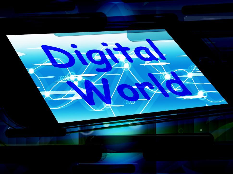 Free Image of Digital World On Phone Means Connection Internet Www 