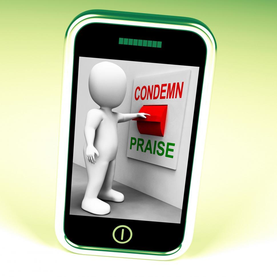 Free Image of Condemn Praise Switch Means Appreciate or Blame 
