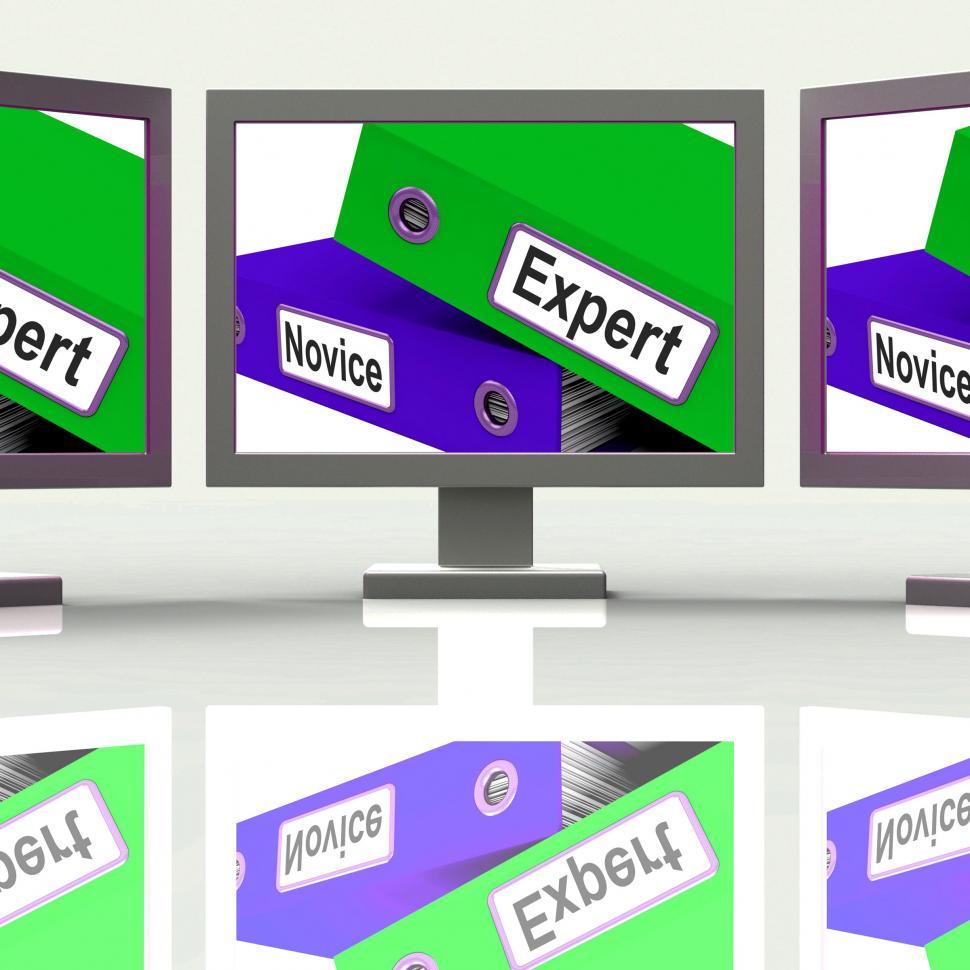 Free Image of Expert Novice Screen Mean Learner And Advanced 