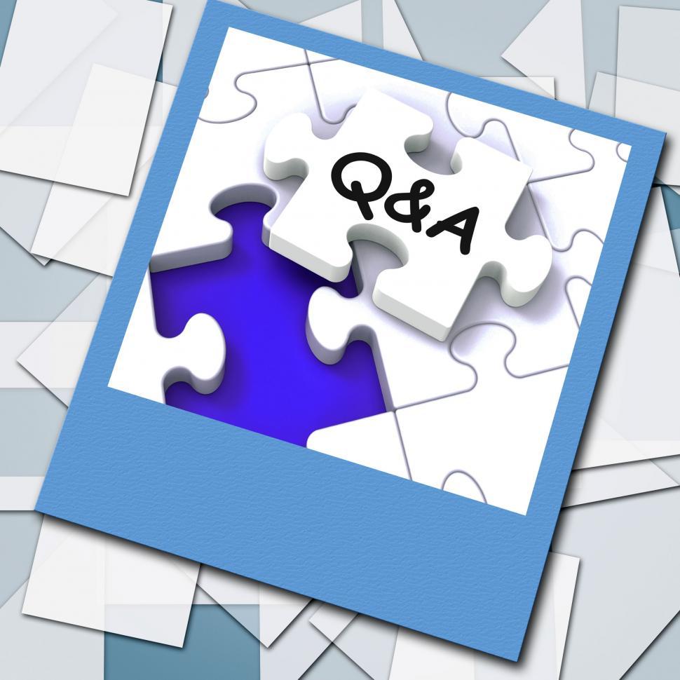 Free Image of Q&A Photo Shows  Questions Answers And Assistance 