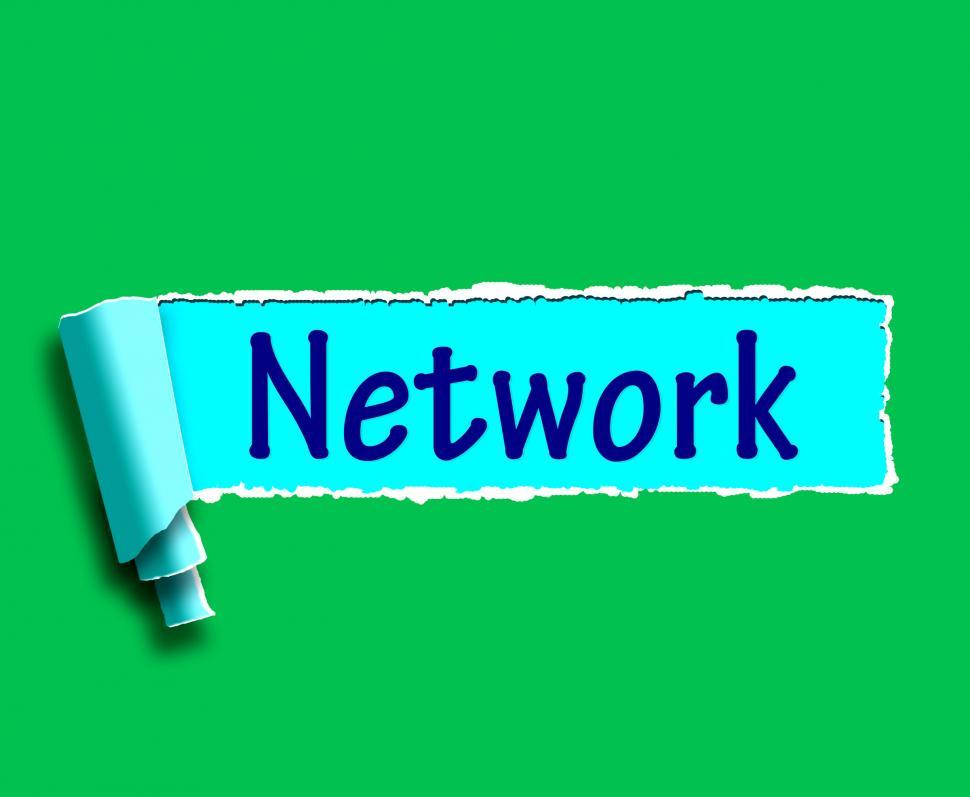 Free Image of Network Word Means Online Connections And Contacts 
