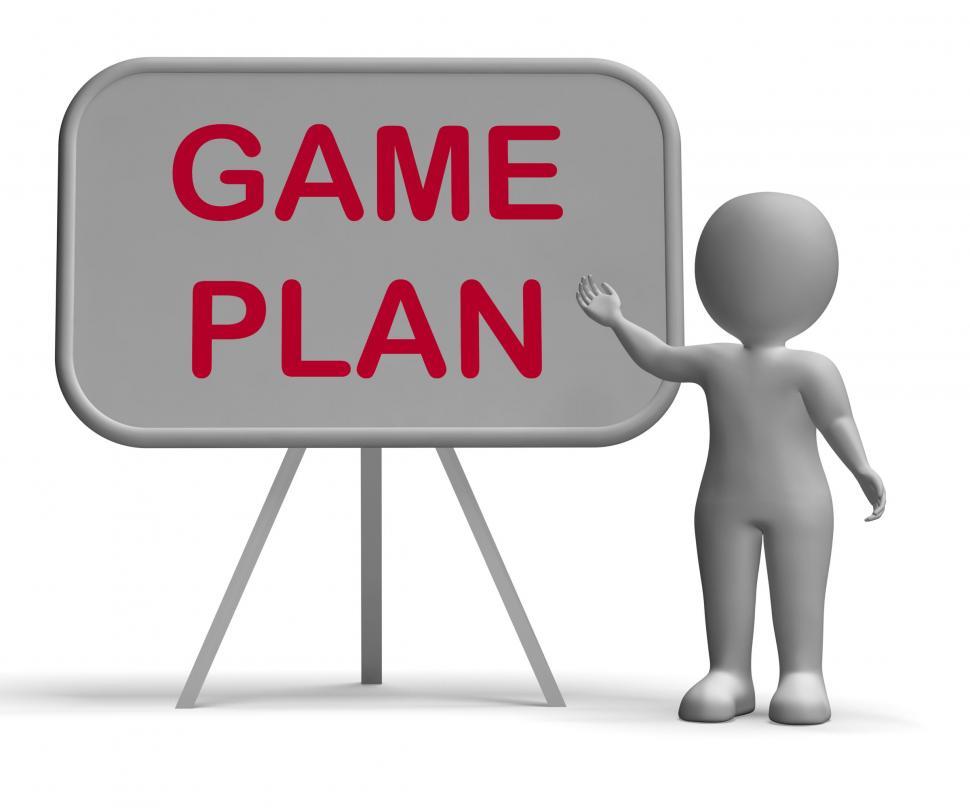 Free Image of Game Plan Whiteboard Means Scheme Approach Or Planning 