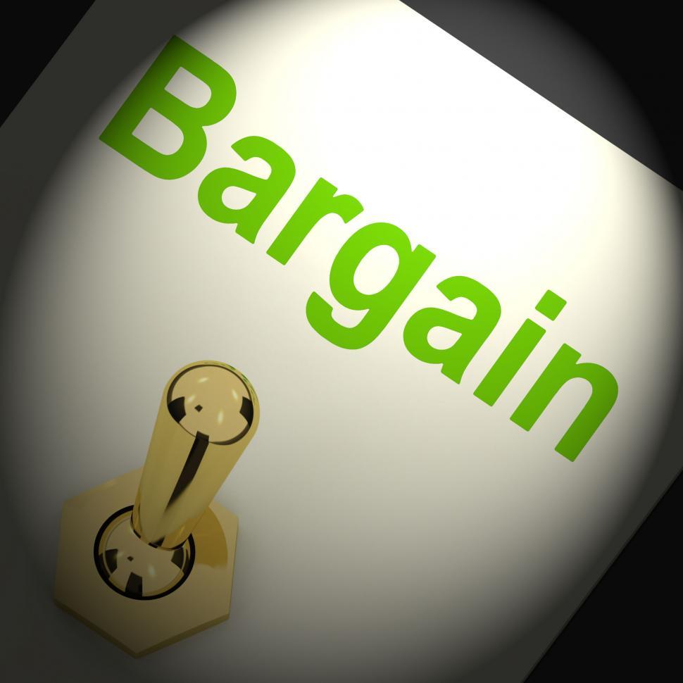 Free Image of Bargains Switch Shows Discount Promotion Or Markdown 