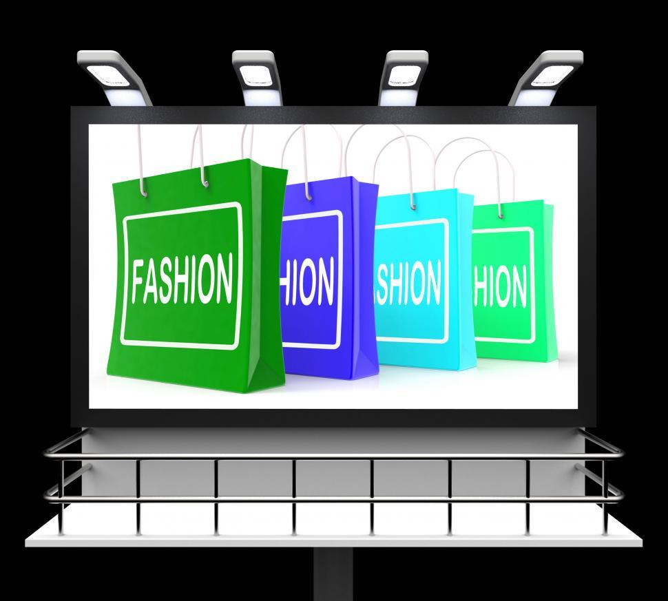 Free Image of Fashion Shopping Sign Shows Fashionable Trendy And Stylish 