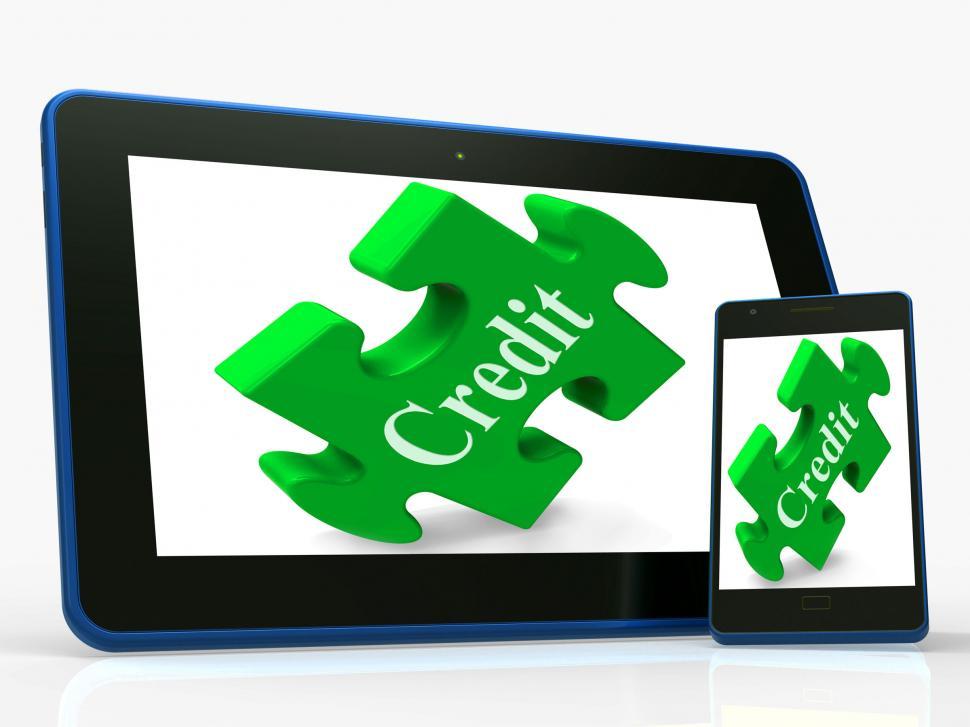 Free Image of Credit Smartphone Shows Financial Loan And Borrowing Money 