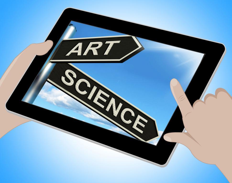 Free Image of Art Science Tablet Means Creative Or Scientific 