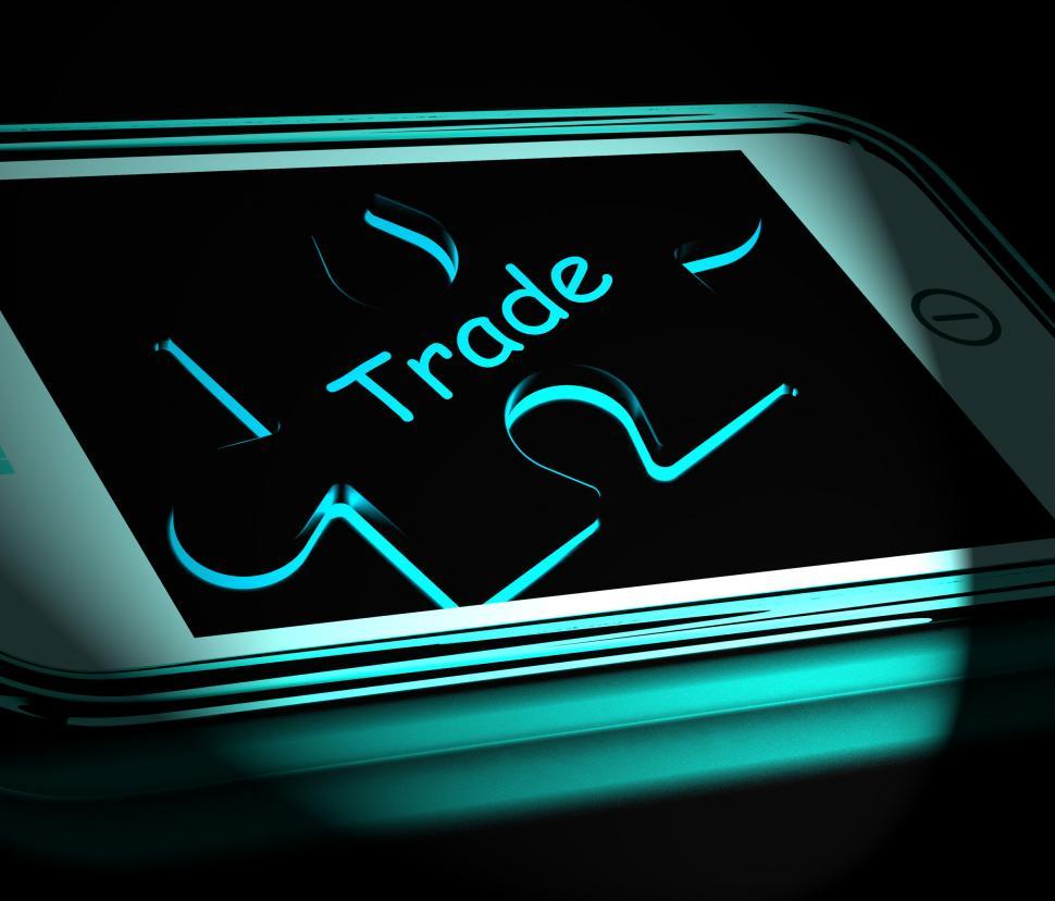 Free Image of Trade Smartphone Displays Internet Business And Commerce 