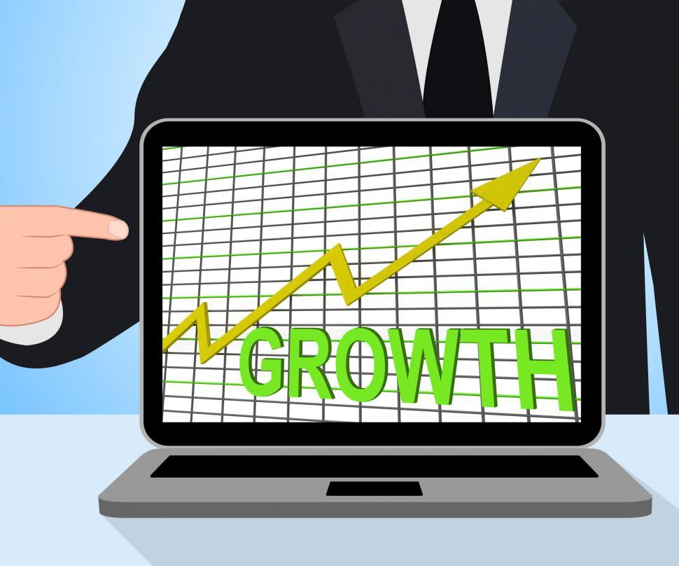 Free Image of Growth Graph Chart Displays Increase Sales Profit 